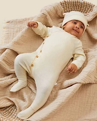Unisex Kimono Romper & Hat - Baby