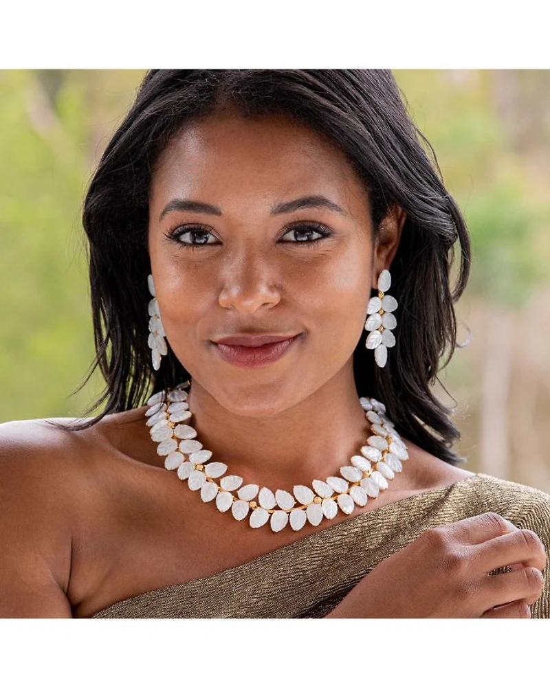 Mermaid Garden Vine Necklace, 17"