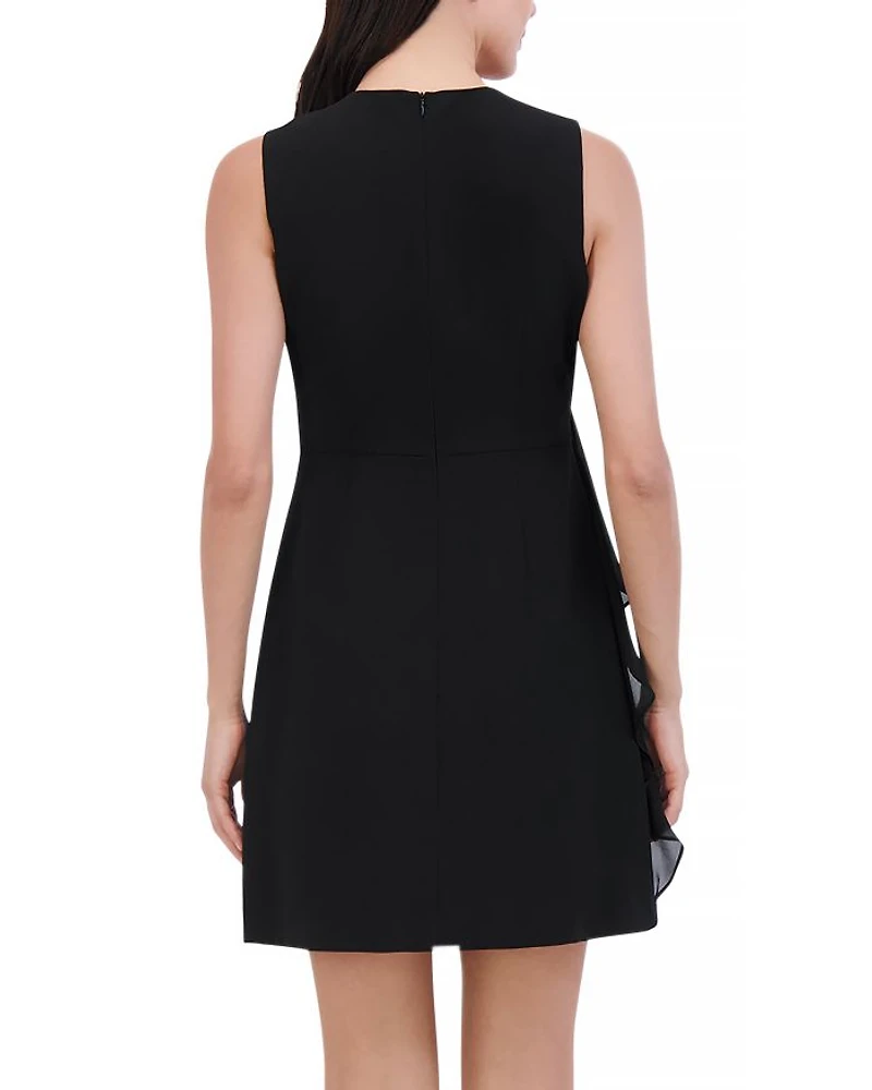 Ruffle Front Mini Dress