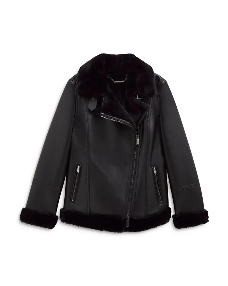 Ali Faux Leather Moto Jacket