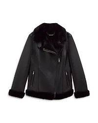 Ali Faux Leather Moto Jacket