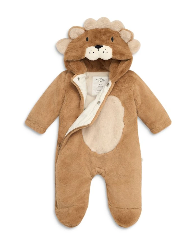 Unisex Faux Fur Lion Coverall - Baby