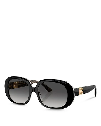 Allure Oval Sunglasses, 56mm