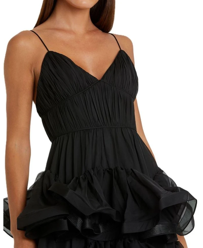 Tiered V-Neck Dress