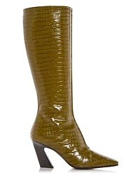 Women's Lewis Croc Embossed Boots