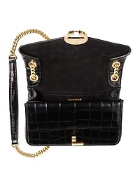 Small Embossed Leather Crossbody Bag