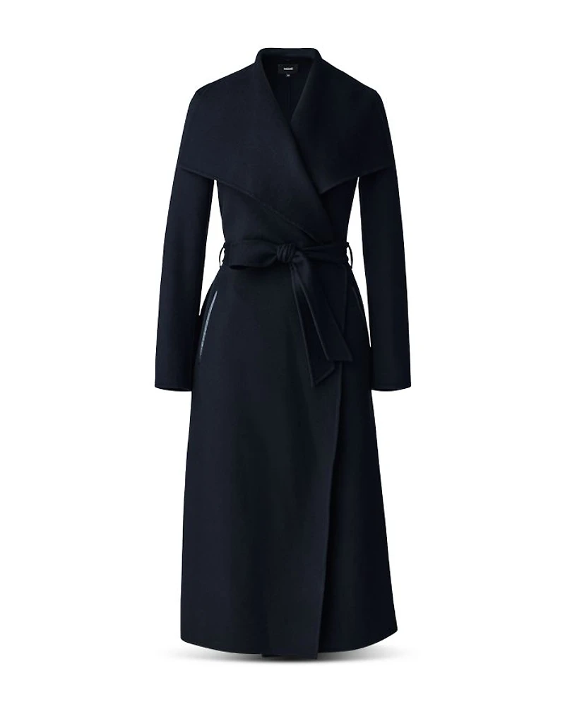 Mai Lightweight Wrap Wool Coat