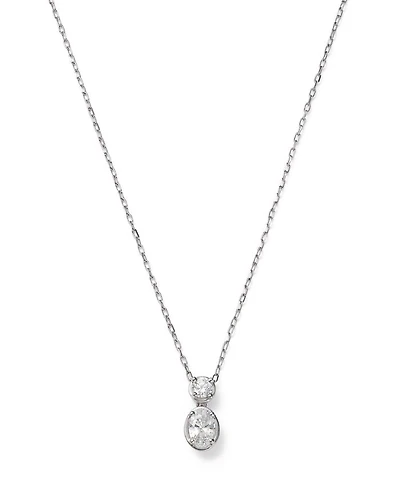 DiamondcPendant Necklace in 14K White Gold, 0.5 tcw