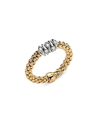 Fope 18K Yellow Gold Prima Diamond Flex'it Ring