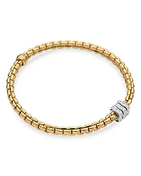 Fope 18K Yellow Gold Eka Diamond Flex'it Bracelet