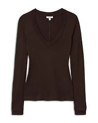 Brady V Neck Long Sleeve Top
