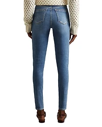 Hattie High Rise Skinny Jeans Mid Blue