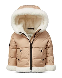 Baby Boys' & Girls' Matte Blizzard Quilted Fleece Lined Down Jacket