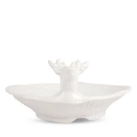 Vietri Pietra Natale Figural Deer Shallow Bowl