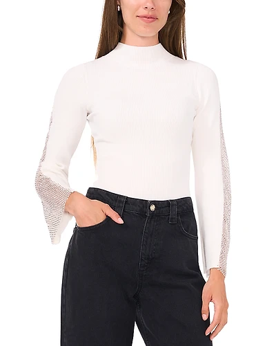 Vince Camuto Mock Neck Knit Top