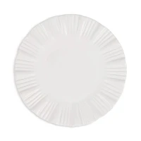Bari White Small Round Platter