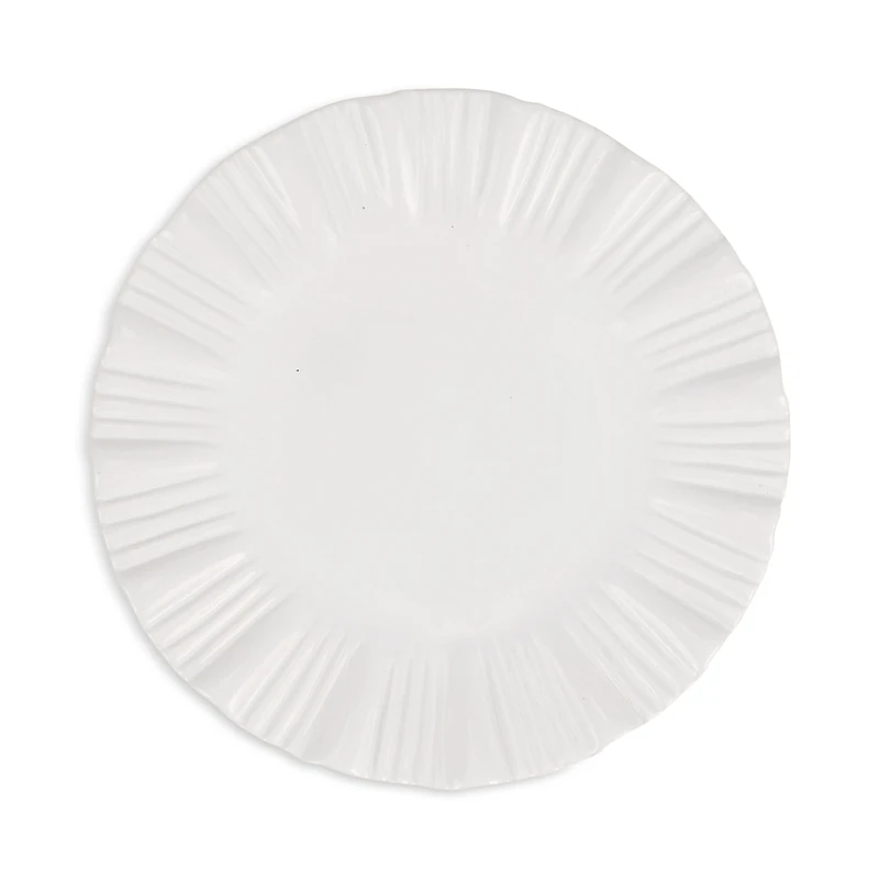 Vietri Bari White Small Round Platter