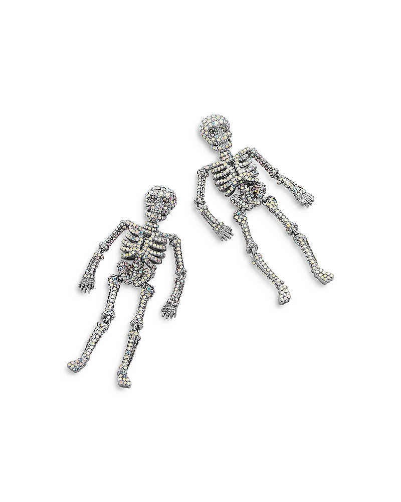 Baublebar Bone A Fide Hottie Pave Skeleton Drop Earrings