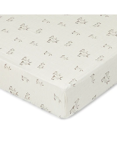 Crane Baby Bunny Fitted Crib Sheet