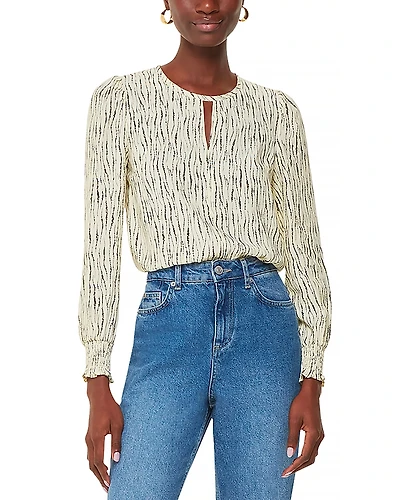 Whistles Shibori Stripe Blouse