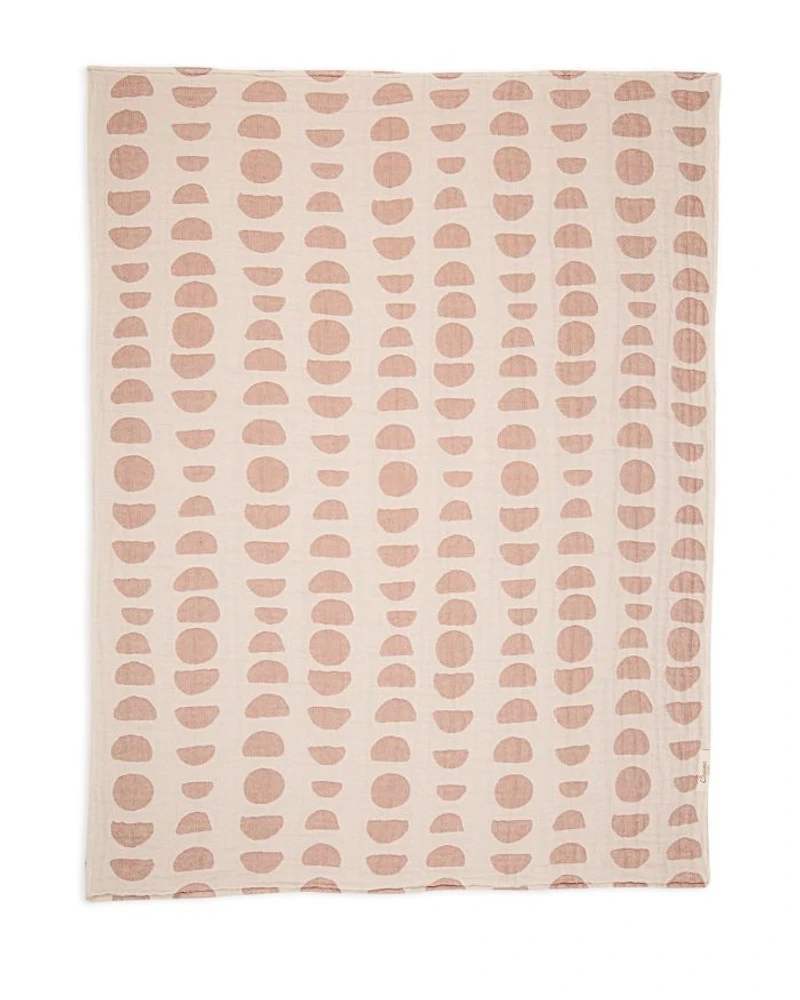 Copper Moon Phase Jacquard Blanket - Ages 0-36 Months