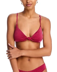 Aqua Swim Knot Bralette Bikini Top - Exclusive