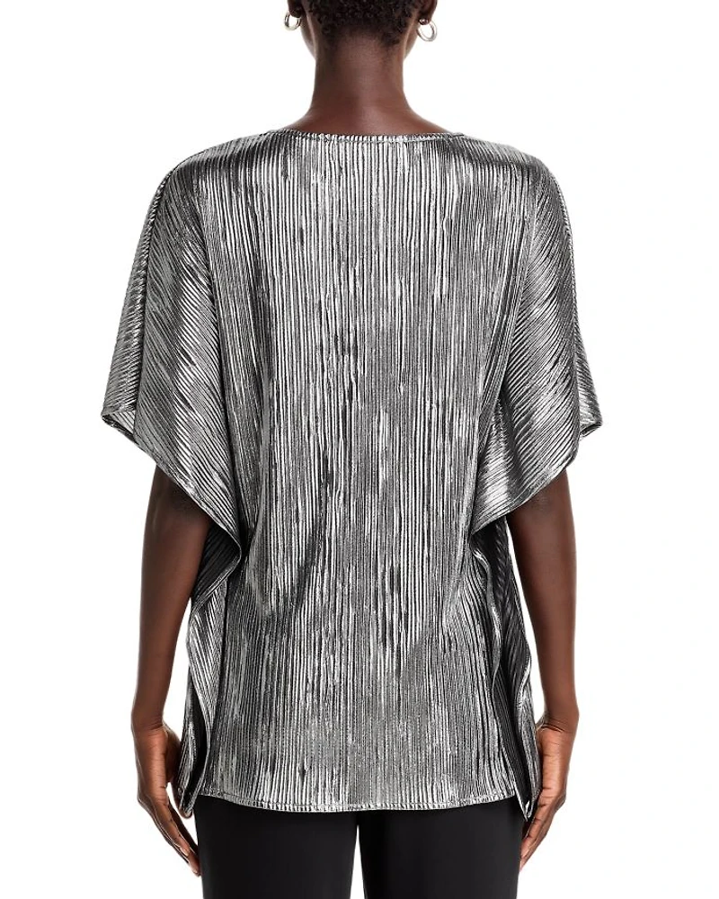 Plissé Caftan Top