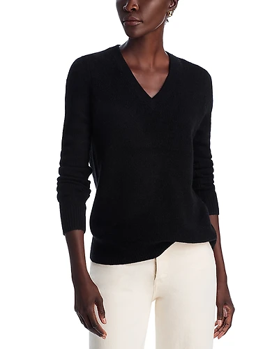C by Bloomingdale's Cashmere V Neck Sweater - Exclusive