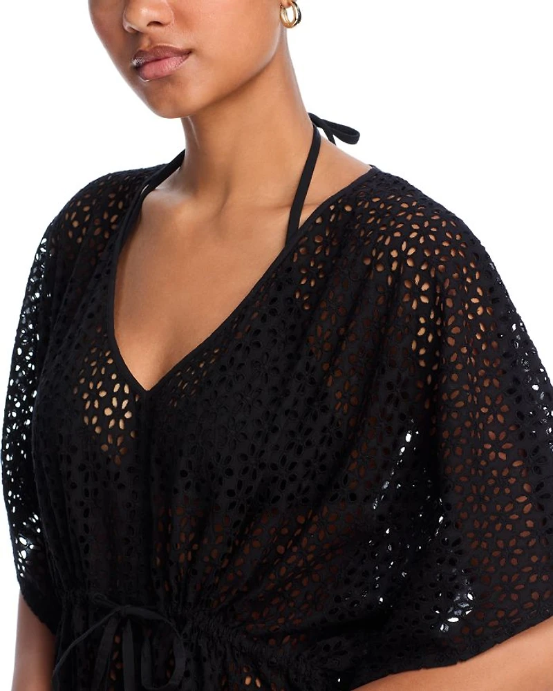 Butterfly Eyelet Swim Cover Up
