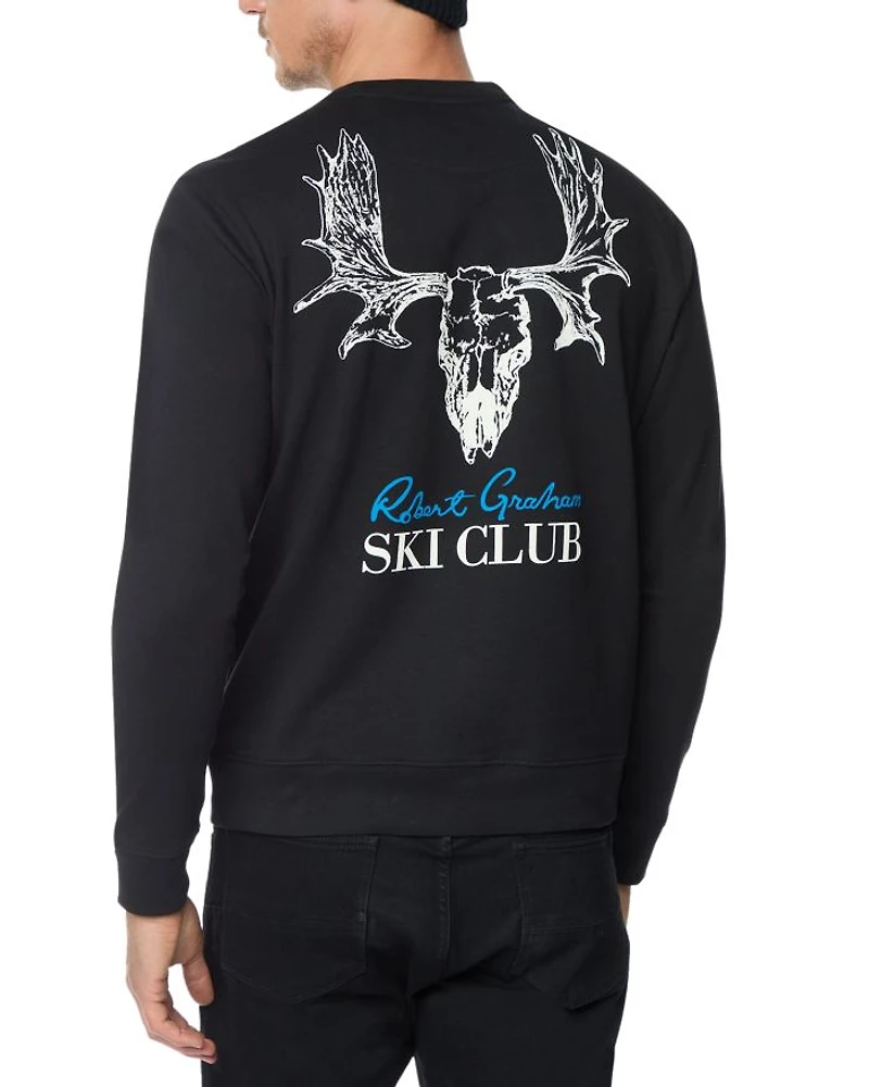Hit The Slopes Cotton Printed Classic Fit Sweatshirt