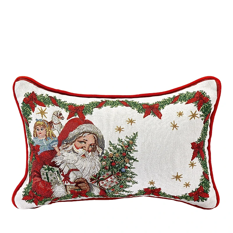 Villeroy & Boch Toy's Fantasy Rectangular Reversible Pillow: Santa