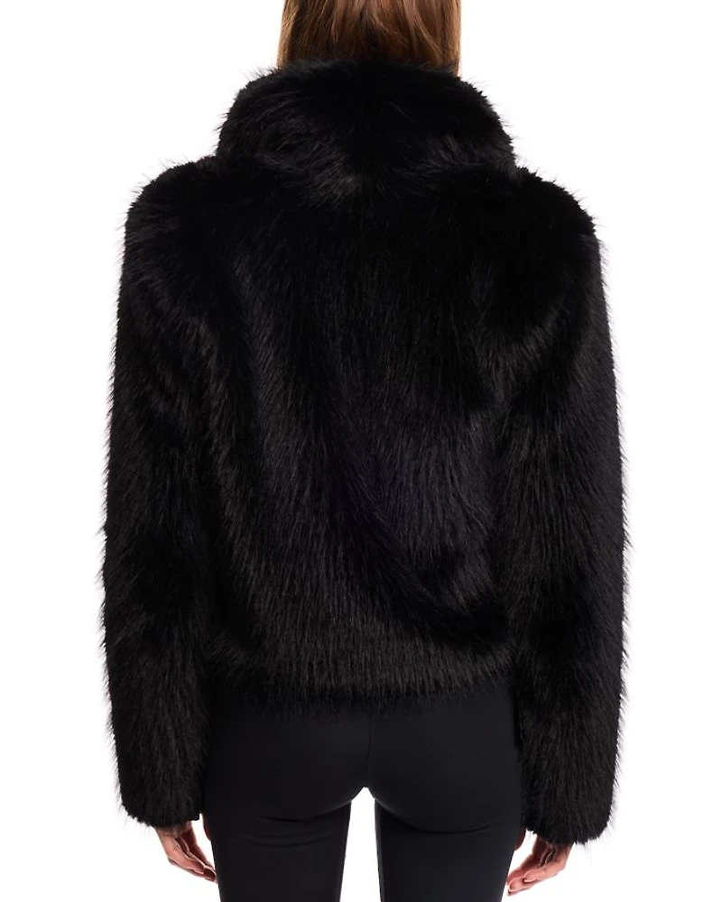 Vanessa Faux Fur Cropped Coat