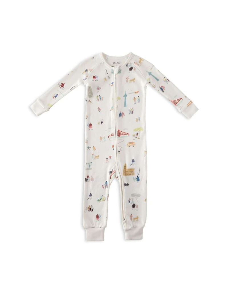 Unisex Ribbed Baby Footless Sleeper