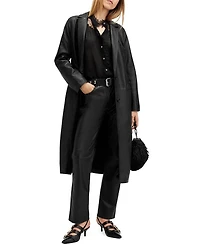 Aire Leather Coat