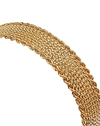 14K Yellow Gold Mesh Rope Bracelet