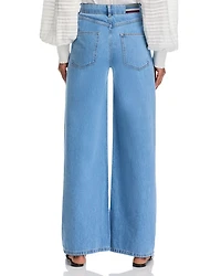 Bilbao High Rise Wide Leg Jeans Royal