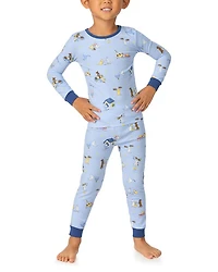 Unisex Festival Of Lights Long Sleeve Pajama Set - Little Kid, Big Kid