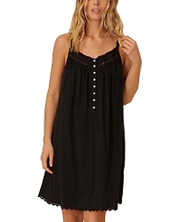 Eileen West Cotton Lace Trim Chemise