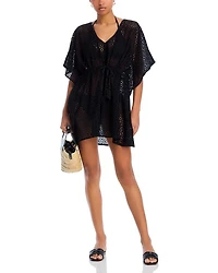 Butterfly Eyelet Swim Cover Up