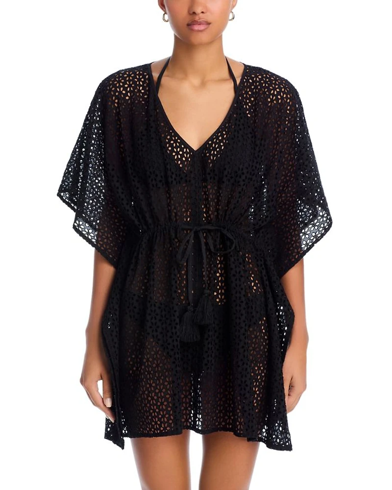 Butterfly Eyelet Swim Cover Up