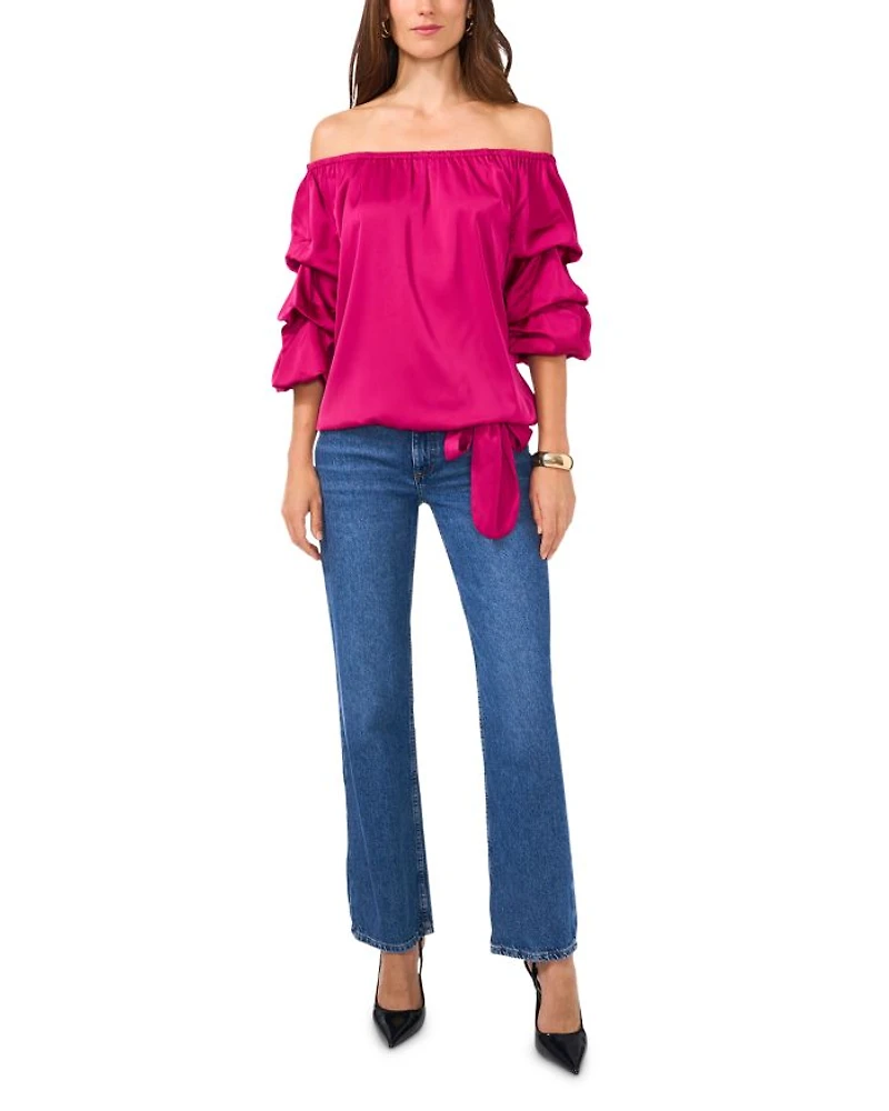 Bubble Sleeve Top
