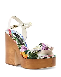 Dolce & Gabbana Women's Knotted Platform Sandals