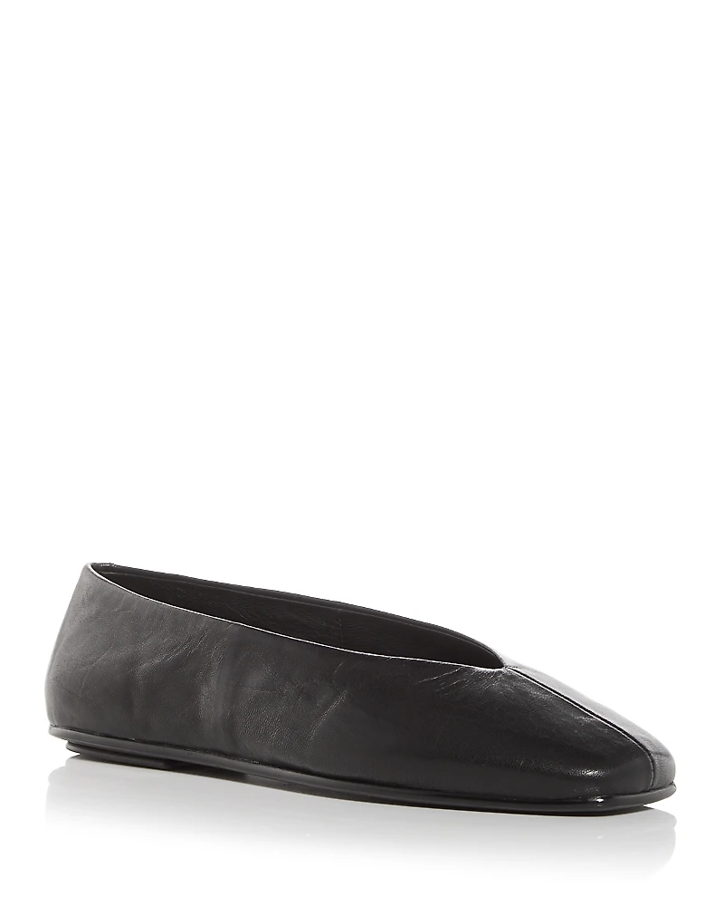 Jeffrey Campbell Women's Fathom Square Toe Ballet Flats