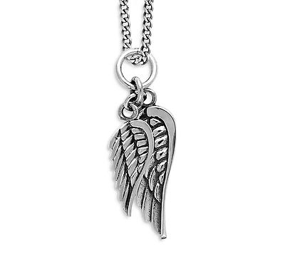 King Baby Studio Double Wing Pendant Necklace, 24