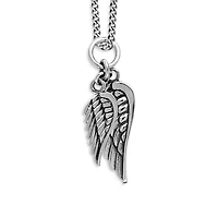 King Baby Studio Double Wing Pendant Necklace, 24