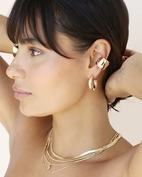 Scattered Crystal Single Chunky Ear Cuff