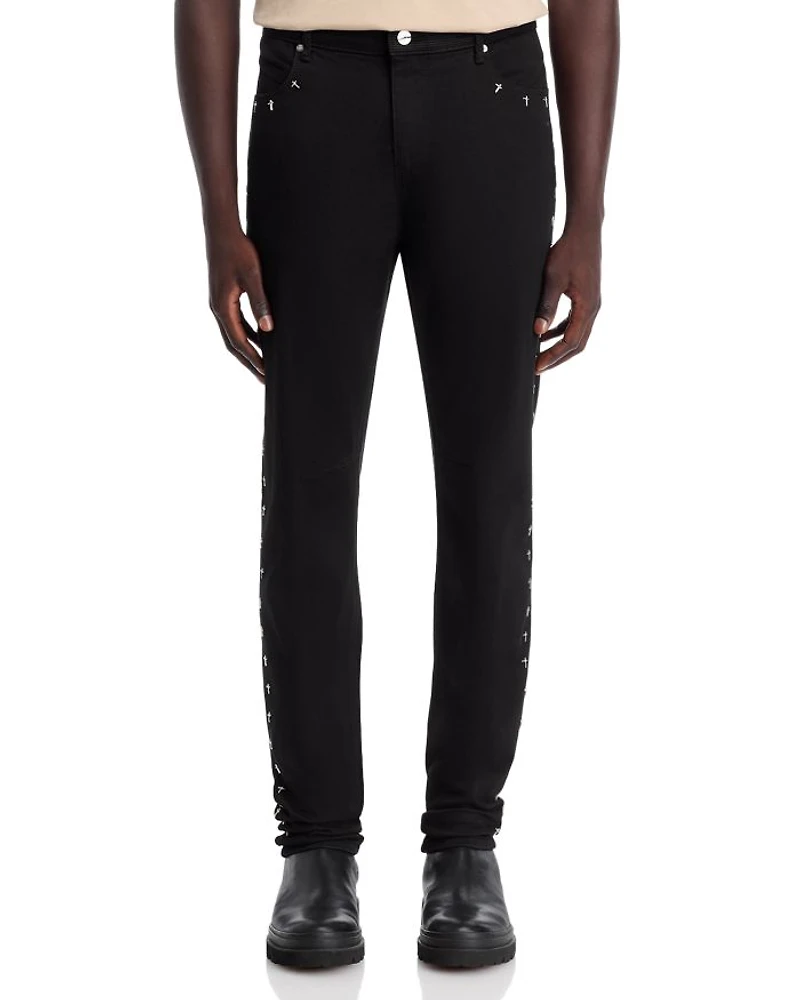 Bryant Skinny Jeans Black Cross
