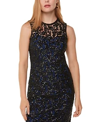 Lyra Floral Sequin Midi Dress