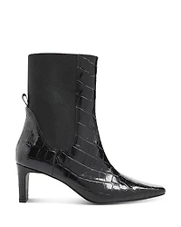 Whistles Women's Darla Croc Heeled Boots