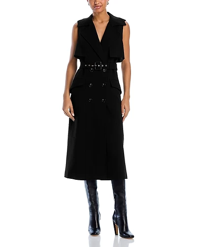 French Connection Azra Sleeveless Trench Dress